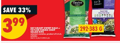 EAT SMART SWEET KALE or TAYLOR FARMS CHOP SALAD KITS