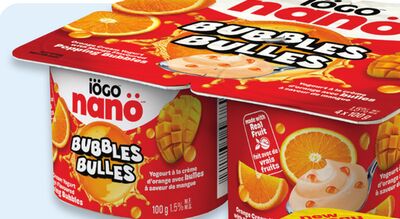 Iogo nano Bubbles yogurt