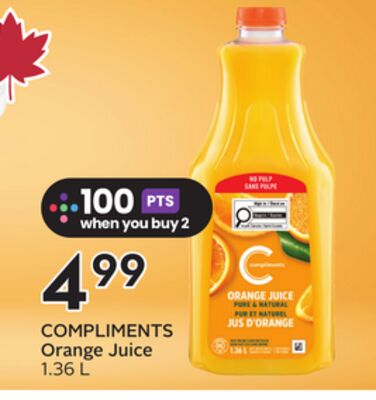 COMPLIMENTS Orange Juice
