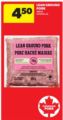 LEAN GROUND PORK, 450 G