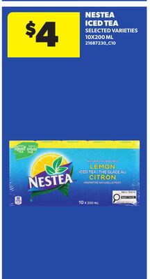 NESTEA ICED TEA, 10X200 ML