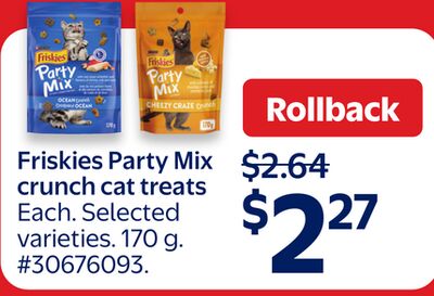 Friskies Party Mix crunch cat treats