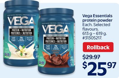 Vega Essentials protein powder
