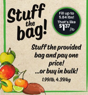 Stuff the bag! - Apple Fest