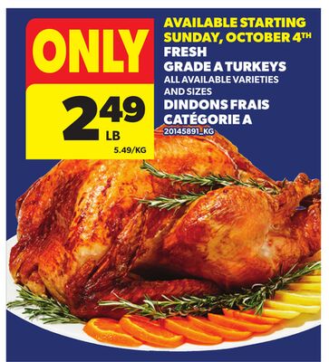 FRESH GRADE A TURKEY