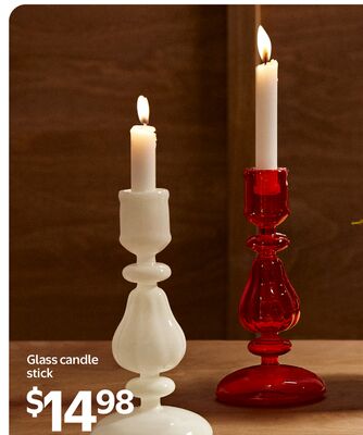 Glass candle stick or Skull arrangement