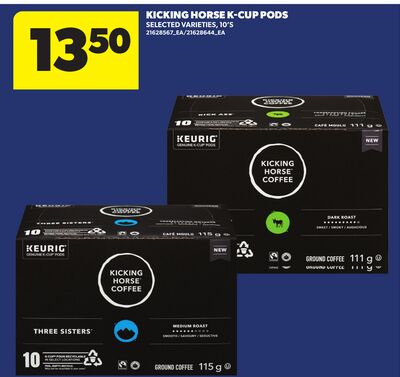 KICKING HORSE K-CUP PODS, 10'S