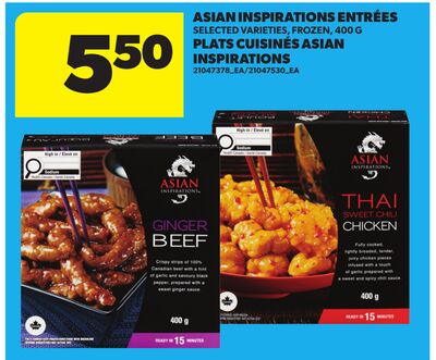 ASIAN INSPIRATIONS ENTRÉES, 400 G