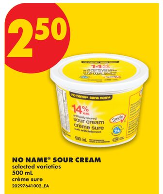 NO NAME® SOUR CREAM, 500 ml