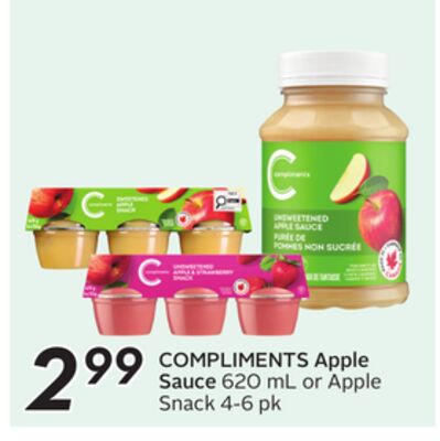 COMPLIMENTS Apple Sauce