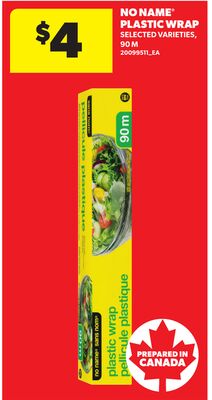 NO NAME® PLASTIC WRAP, 90 M