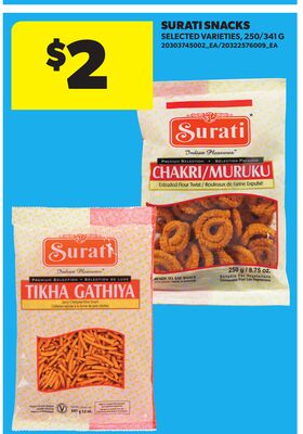 SURATI SNACKS, 250/341 G
