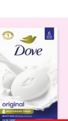 Dove body wash 591 mL or beauty bar soap 6 x 106 g