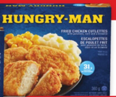 Hungry-Man frozen entrees or POGO 4-pack