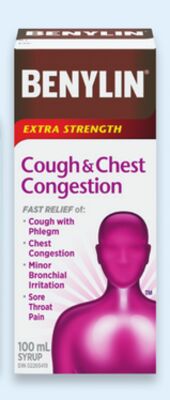 Benylin 100 mL or Tylenol Cold 20s Each.