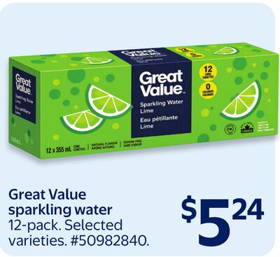 Great Value Sparkling Water