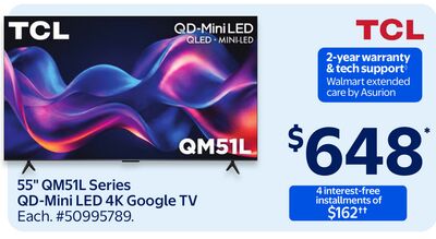 55" QM51L Series QD-Mini LED 4K Google TV