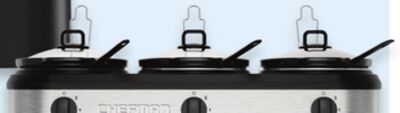 4-qt. triple slow cooker