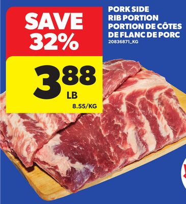 PORK SIDE RIB PORTION