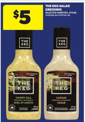 THE KEG SALAD DRESSING, 475 ML