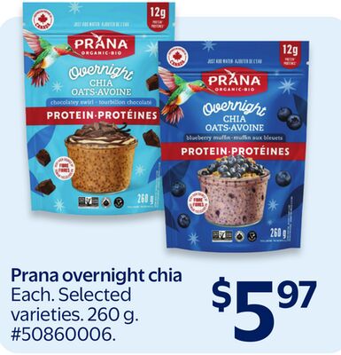 Prana overnight chia
