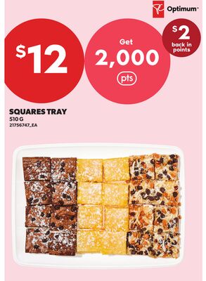 SQUARES TRAY, 510 G