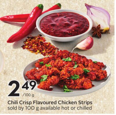 Chili Crisp Flavoured Chicken Strips