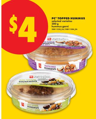 PC® TOPPED HUMMUS, 280 G