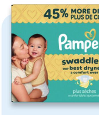 Pampers value pack Swaddlers or Cruisers 360° diapers
