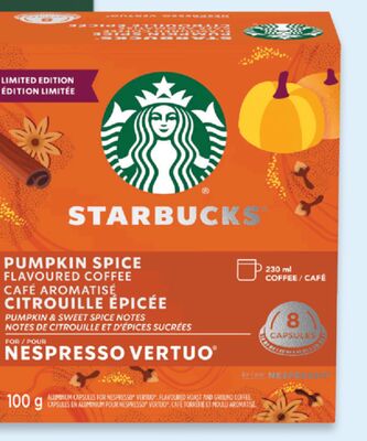 Starbucks Nespresso Vertuo pumpkin spice