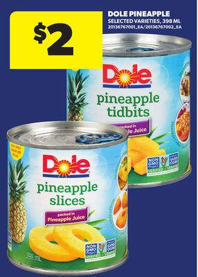 DOLE PINEAPPLE, 398 ML