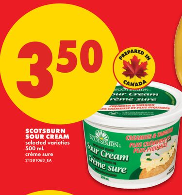 SCOTSBURN SOUR CREAM, 500 ML