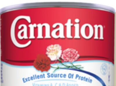 Carnation partly skimmed milk