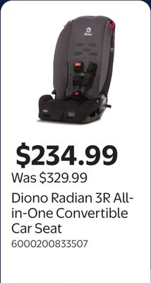 Diono Radian 3R All-in-One Convertible Car Seat