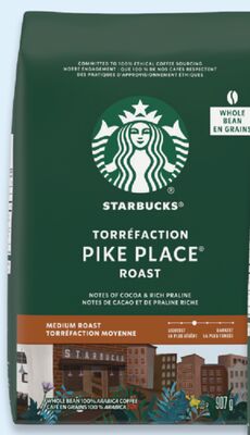 Starbucks Pike Place ground coffee