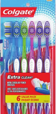 Colgate toothbrushes 6-pack or Sensitive Pro-Relief 120 mL or Optic White Advanced 133 mL toothpaste