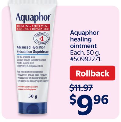 Aquaphor healing ointment