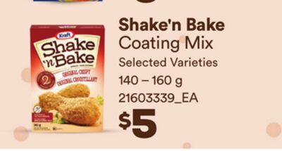 SHAKE'N BAKE COATING MIX, 140 - 160 G