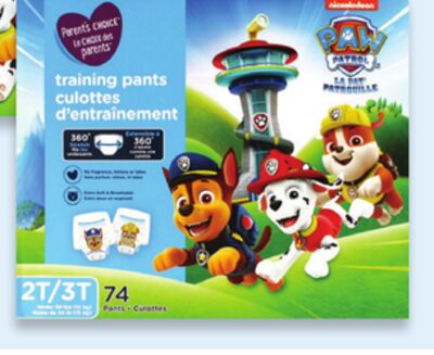 Parent's Choice training pants