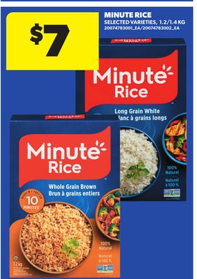 MINUTE RICE, 1.2/1.4KG