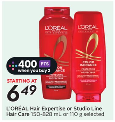 Hair Expertise or Studio Line Hair Care