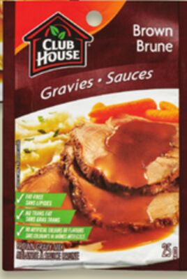 Club House sauces or gravy mixes