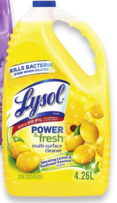 Lysol multi-surface cleaner