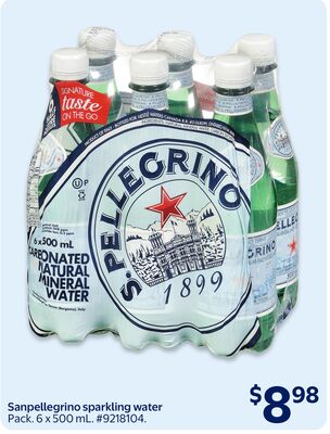Sanpellegrino sparkling water