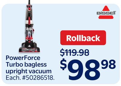 PowerForce Turbo bagless upright vacuum