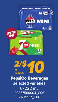 PEPSICO BEVERAGES, 6X222 ML