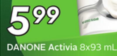 Activia 8x93 mL