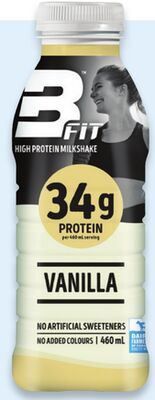 BFit vanilla or chocolate protein shake