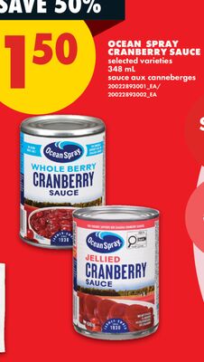 OCEAN SPRAY CRANBERRY SAUCE, 348 ML
