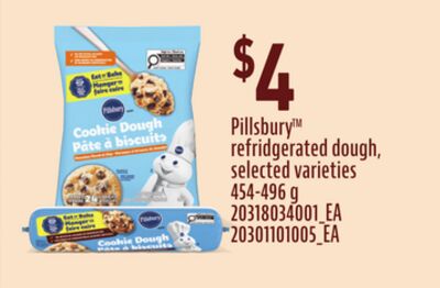 PILLSBURY™ REFRIDGERATED DOUGH, 454-496 G